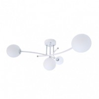 Distribuidor - Lâmpadas Diversas | Lâmpadas Modernas | LAMPARA LA HABANA 4XG9 BLANCO/CROMO 25X59X59 CM Ref: 154554001